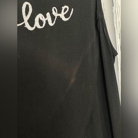 Bird & Vine heart splatter tank top split back S - Picture 4 of 6